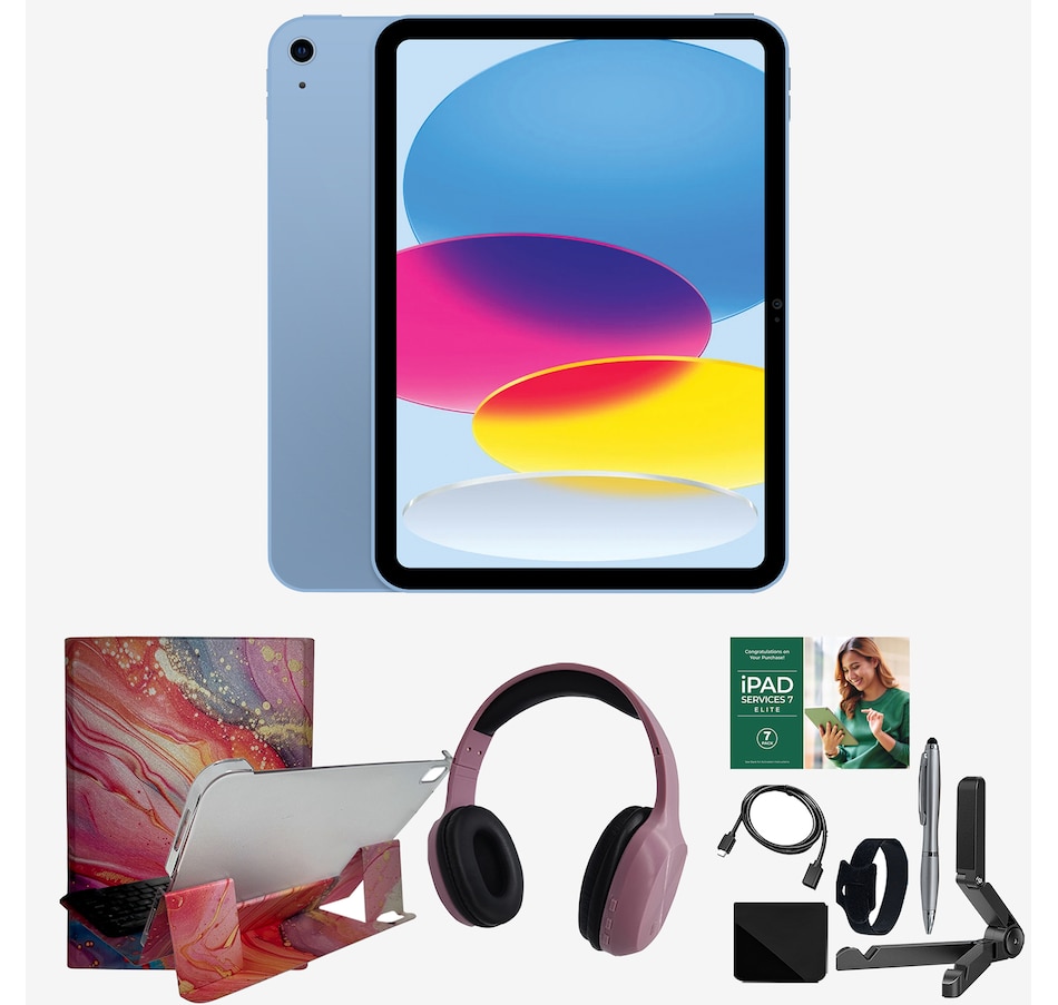 Image 703127_BLUGY.jpg, Product 703-127 / Price $909.96 - $1,339.60, Apple iPad (A16) 11" 128GB and 256GB Tablet Bundle (11th-gen) from Apple on TSC.ca's Electronics department