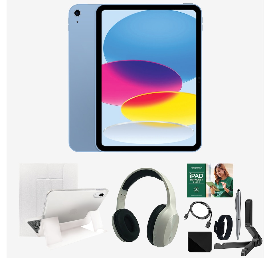 Image 703127_BLW.jpg, Product 703-127 / Price $909.96 - $1,339.60, Apple iPad (A16) 11" 128GB and 256GB Tablet Bundle (11th-gen) from Apple on TSC.ca's Electronics department