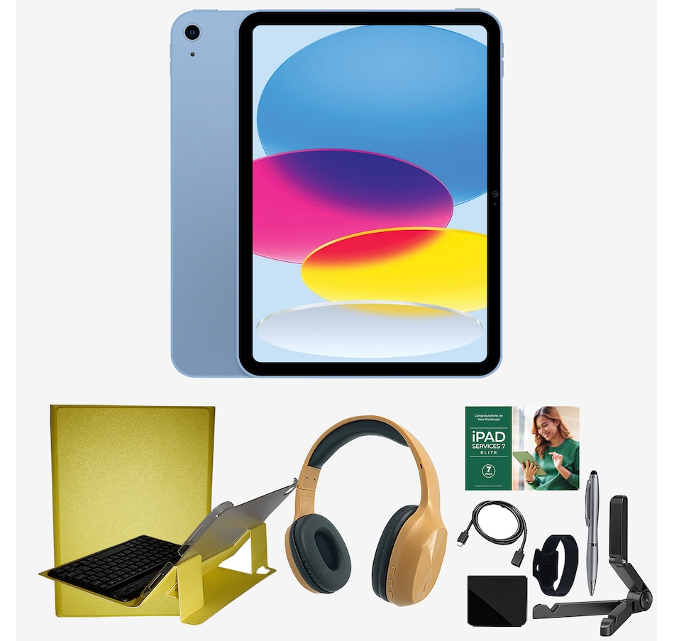 Image 703127_BLYE.jpg, Product 703-127 / Price $909.96 - $1,339.60, Apple iPad (A16) 11" 128GB and 256GB Tablet Bundle (11th-gen) from Apple on TSC.ca's Electronics department