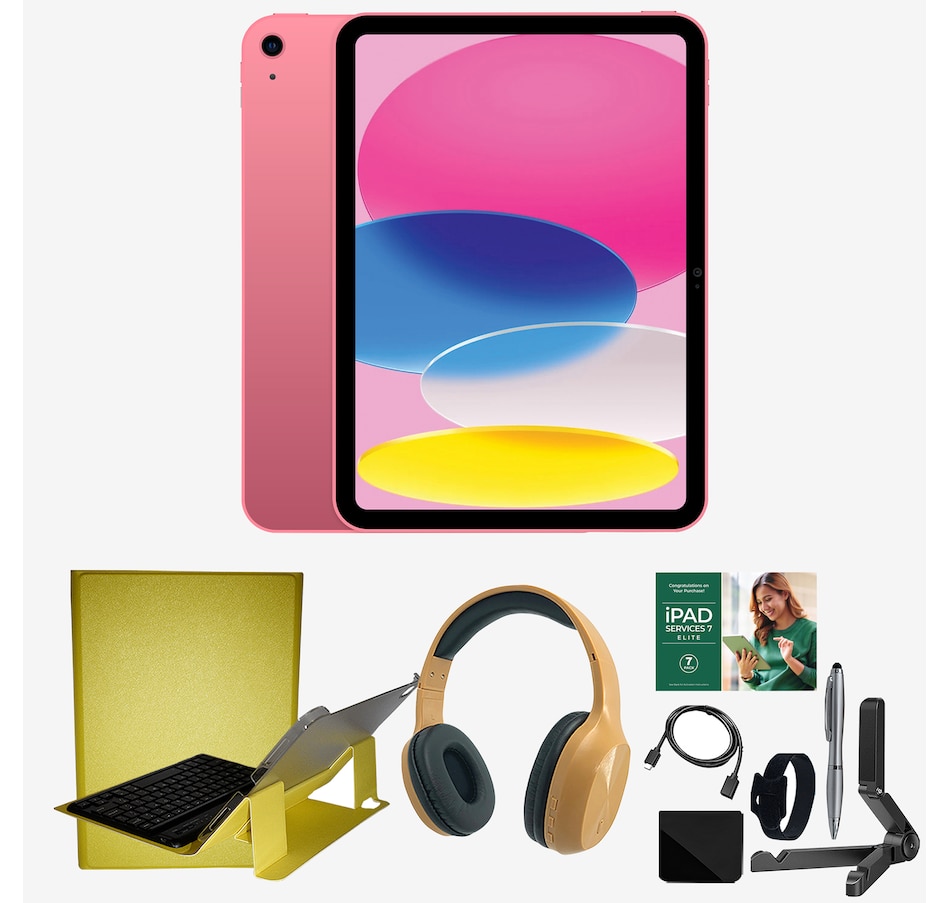 Image 703127_PNKY.jpg, Product 703-127 / Price $909.96 - $1,339.60, Apple iPad (A16) 11" 128GB and 256GB Tablet Bundle (11th-gen) from Apple on TSC.ca's Electronics department