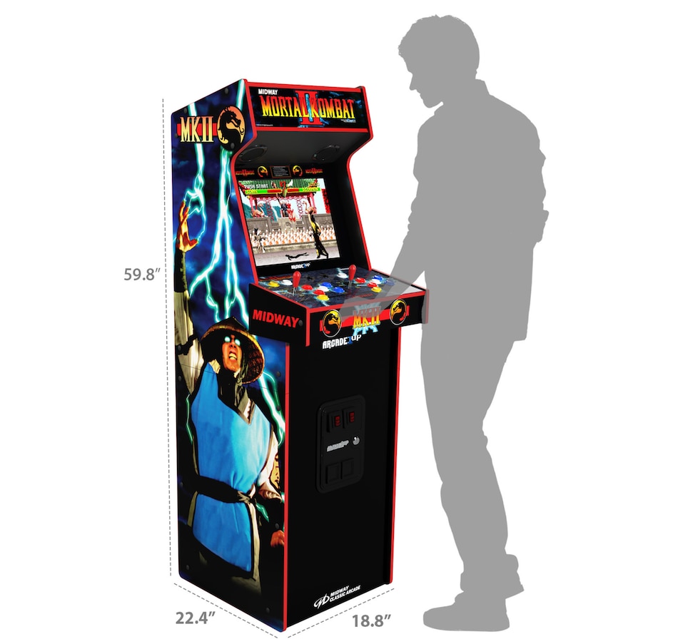Image 703130_ALTMORE4.jpg, Product 703-130 / Price $749.99, Arcade1Up Mortal Kombat II Deluxe Arcade Game from Arcade1Up on TSC.ca's Electronics department