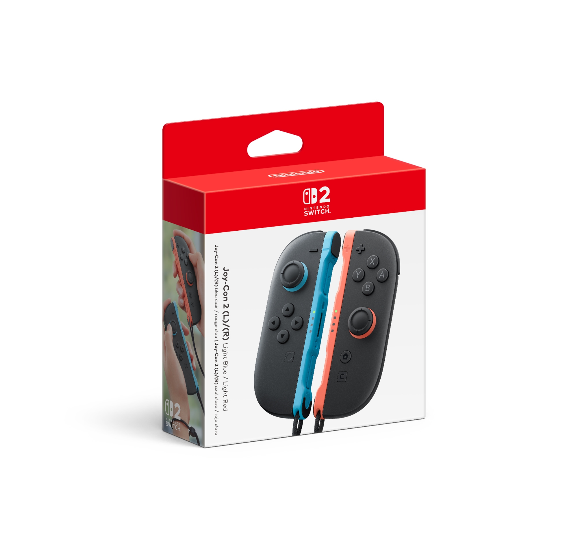 Nintendo Switch 2 Joy-Con 2 L/R (light blue/light red) - TSC.ca