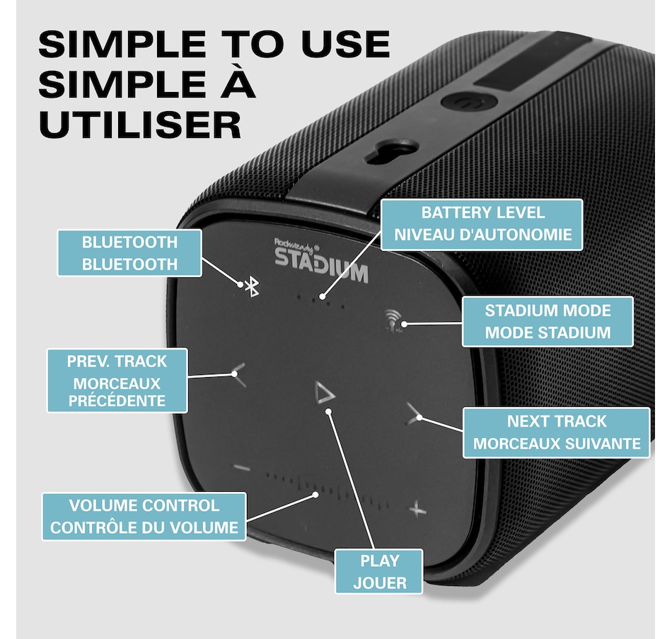 Image 703142_ALTMORE2.jpg, Product 703-142 / Price $349.99, Rocksteady Stadium 2.0 Speaker 2-Pack from Rocksteady Stadium on TSC.ca's Electronics department