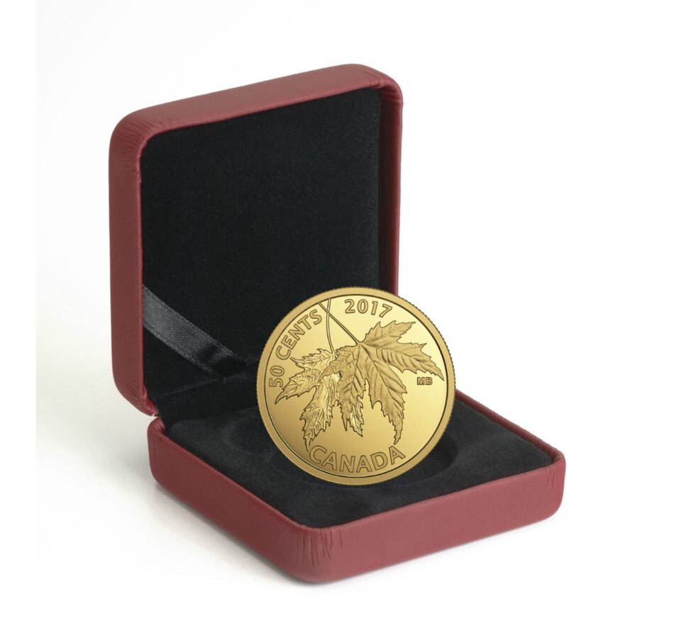 Image 703287_ALTMORE2.jpg, Product 703-287 / Price $349.95, 2017 Half-Dollar Gold Coin - Silver Maple Leaf from Royal Canadian Mint (RCM) on TSC.ca's Coins department