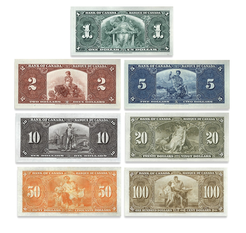 Image 703306_ALTMORE1.jpg, Product 703-306 / Price $1,495.00, Premium 1937 Paper Money Collection – $1, $2, $5, $10, $20, 50, and $100 Premium High-Grade Very Fine to About Uncirculated Condition from Canadian Coin & Currency on TSC.ca's Coins department