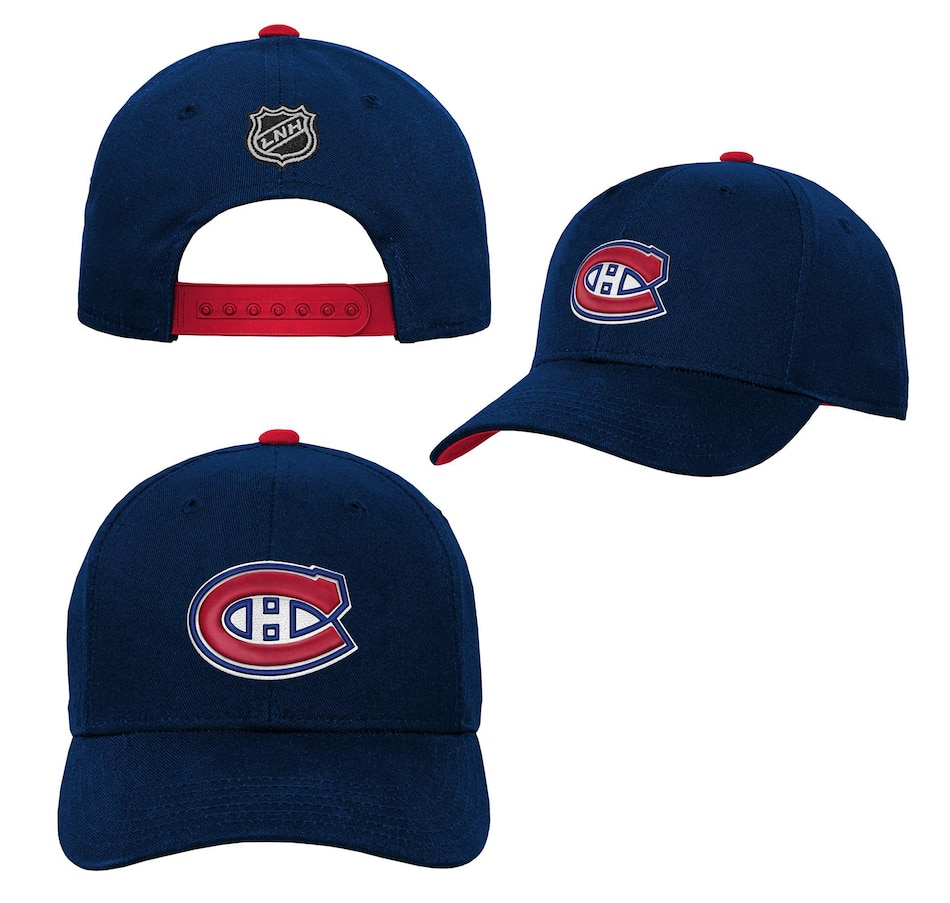 Image 703358_ALTMORE4.jpg, Product 703-358 / Price $34.99, NHL Youth Montreal Canadiens Pre-Curve Snapback Cap from Fanatics on TSC.ca's Sports department