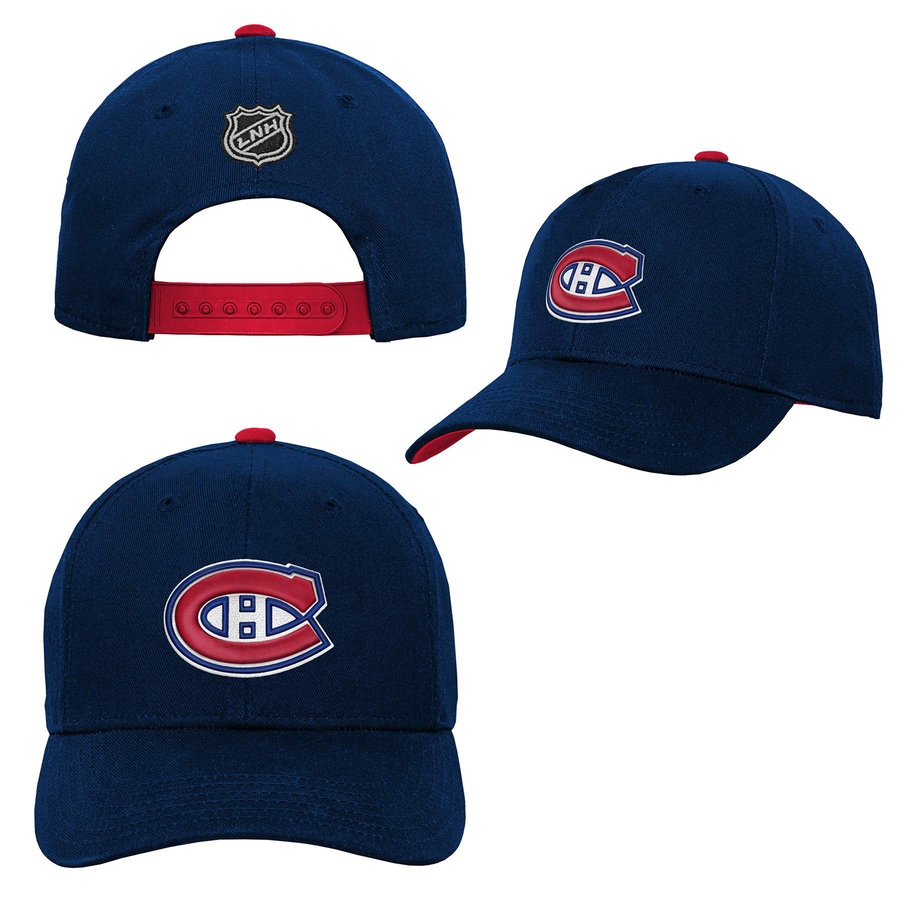 Image 703358_ALTMORE4.jpg, Product 703-358 / Price $34.99, NHL Youth Montreal Canadiens Pre-Curve Snapback Cap from Fanatics on TSC.ca's Sports department