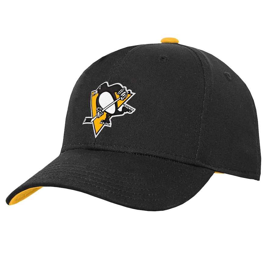 Image 703362.jpg, Product 703-362 / Price $34.99, NHL Youth Pittsburgh Penguins Pre-Curve Snapback Cap from Fanatics on TSC.ca's Sports department