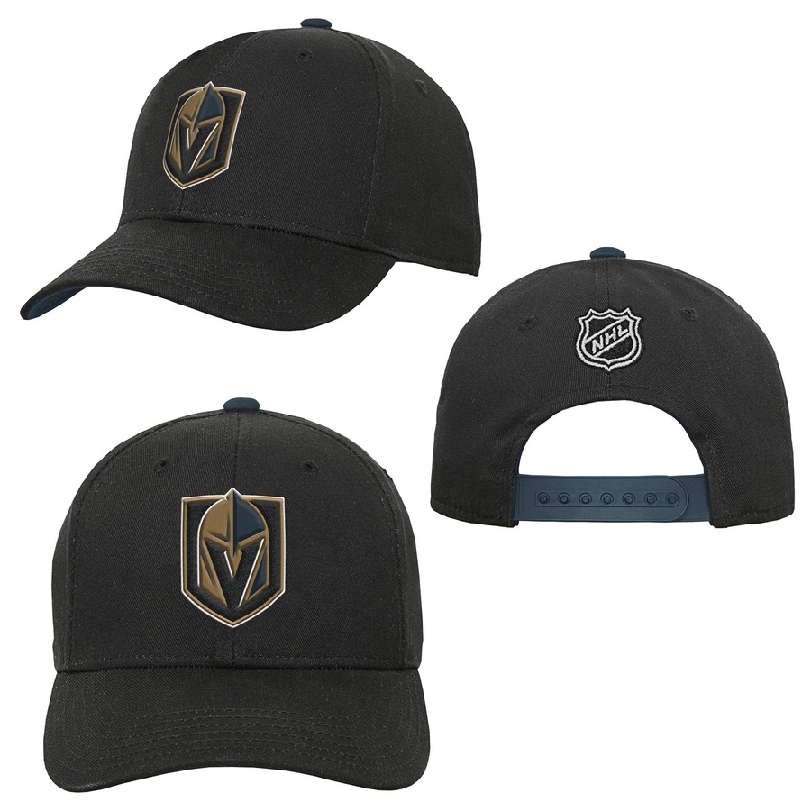 Image 703363_ALTMORE3.jpg, Product 703-363 / Price $34.99, NHL Youth Vegas Golden Knights Pre-Curve Snapback Cap from Fanatics on TSC.ca's Sports department