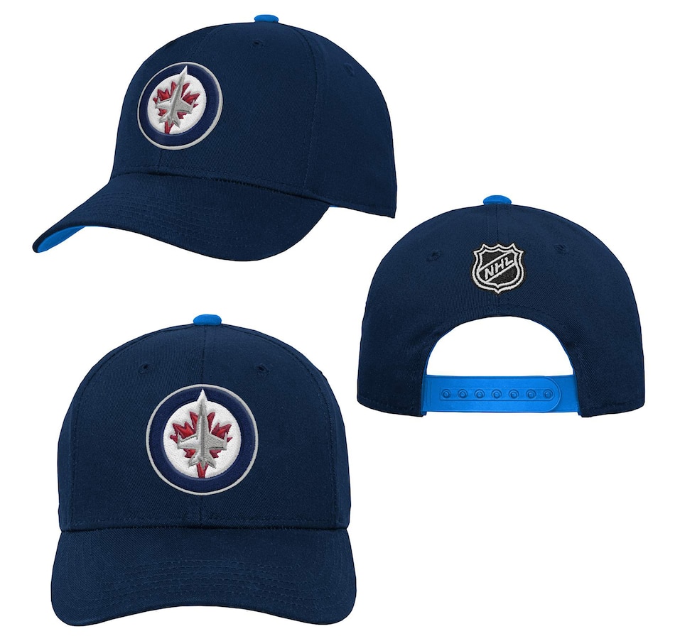 Image 703365_ALTMORE3.jpg, Product 703-365 / Price $34.99, NHL Youth Winnipeg Jets Pre-Curve Snapback Cap from Fanatics on TSC.ca's Sports department