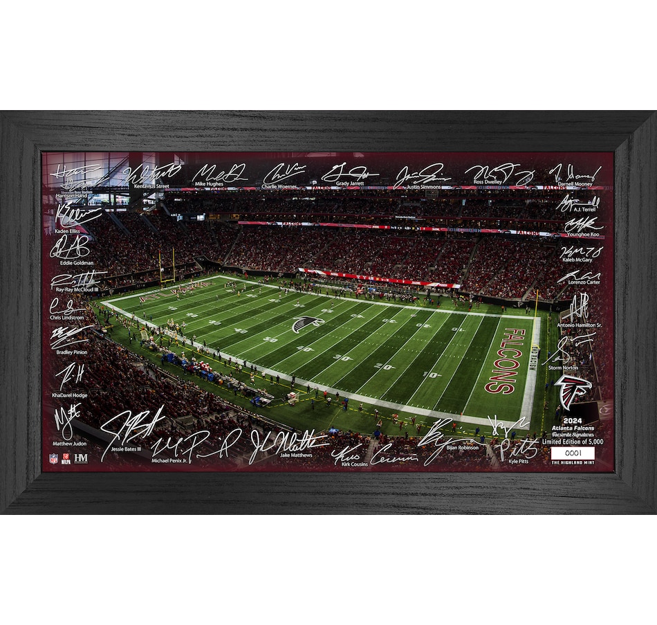 Image 703401.jpg, Product 703-401 / Price $97.99, Atlanta Falcons 2024 NFL Signature Gridiron from Highland Mint on TSC.ca's Sports department