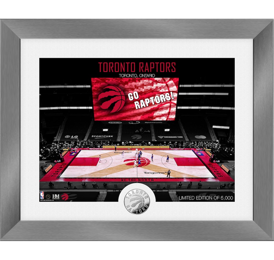 Sports Sports Memorabilia Toronto Raptors Art Deco Silver Coin