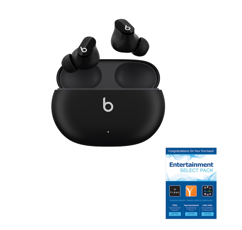 Image 703537_BLK.jpg, Product 703-537 / Price $199.99, Beats Studio Buds In-Ear Truly Wireless Earbuds with Entertainment Pack from Apple on TSC.ca's Electronics department