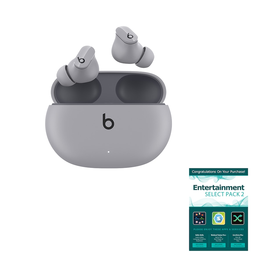 Image 703537_MGREY.jpg, Product 703-537 / Price $199.99, Beats Studio Buds In-Ear Truly Wireless Earbuds with Entertainment Pack from Apple on TSC.ca's Electronics department