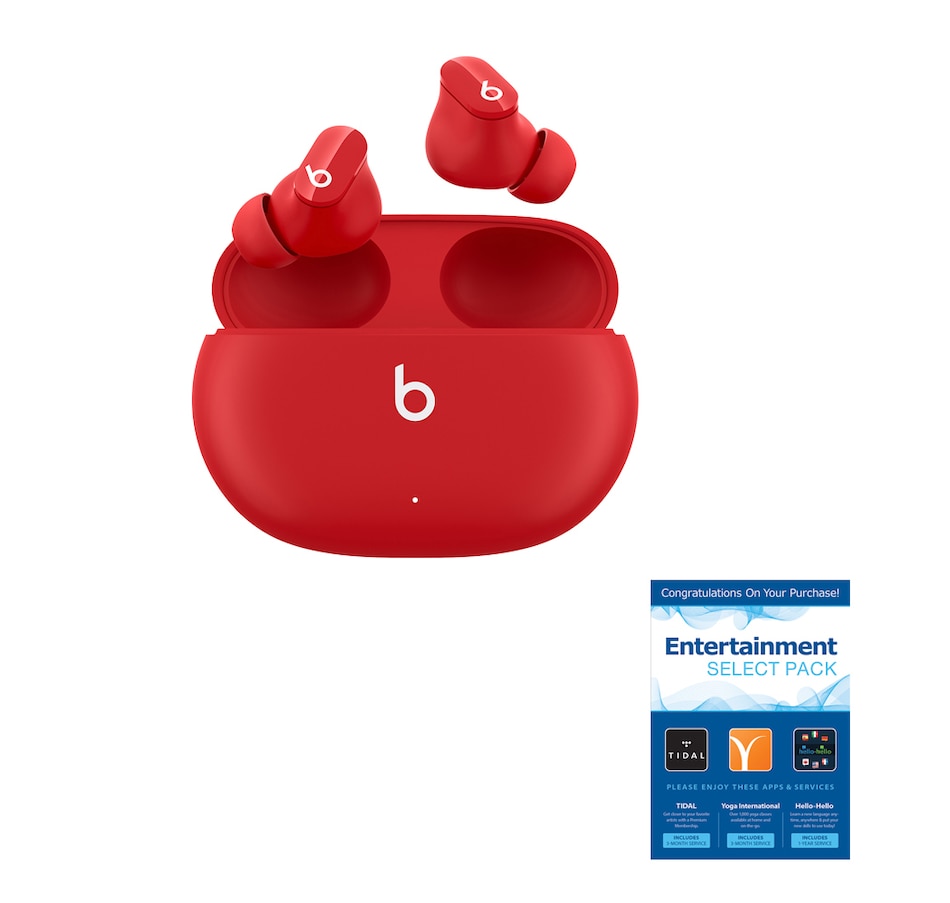 Image 703537_RED.jpg, Product 703-537 / Price $199.99, Beats Studio Buds In-Ear Truly Wireless Earbuds with Entertainment Pack from Apple on TSC.ca's Electronics department