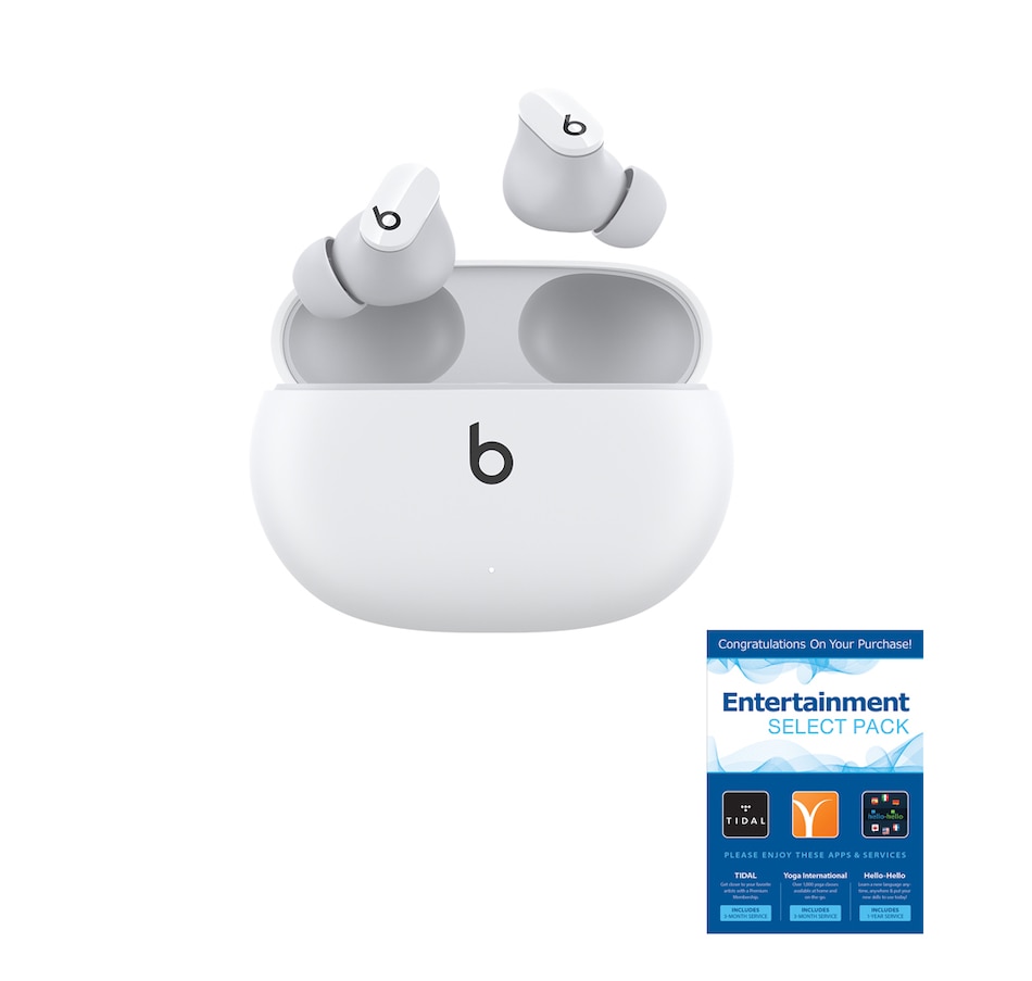 Image 703537_WHT.jpg, Product 703-537 / Price $199.99, Beats Studio Buds In-Ear Truly Wireless Earbuds with Entertainment Pack from Apple on TSC.ca's Electronics department
