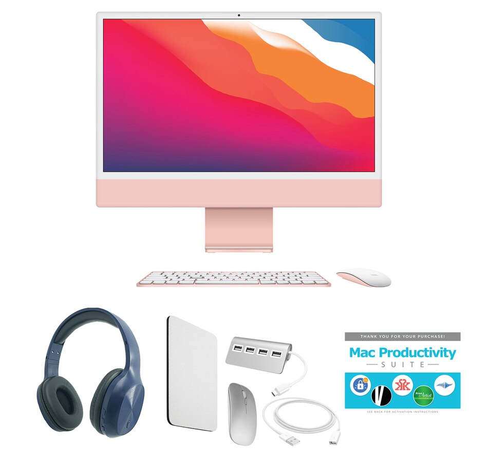 Image 703538_PKBU.jpg, Product 703-538 / Price $2,279.99, iMac 24" M1 256GB 7-core GPU (2021) from Apple on TSC.ca's Electronics department