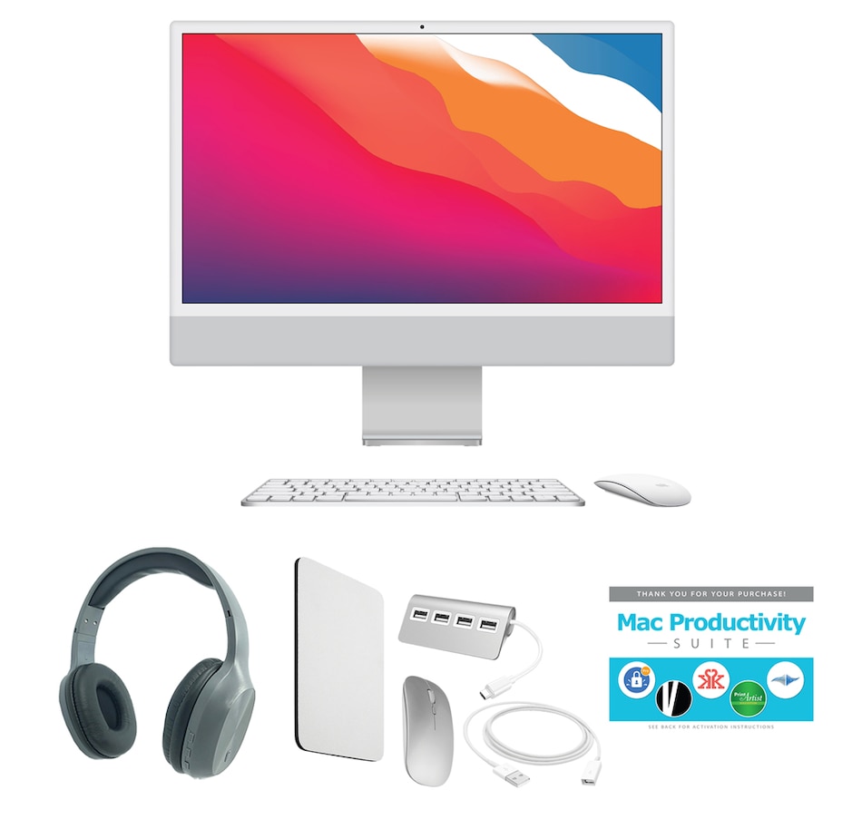 Image 703538_SLRGY.jpg, Product 703-538 / Price $2,279.99, iMac 24" M1 256GB 7-core GPU (2021) from Apple on TSC.ca's Electronics department