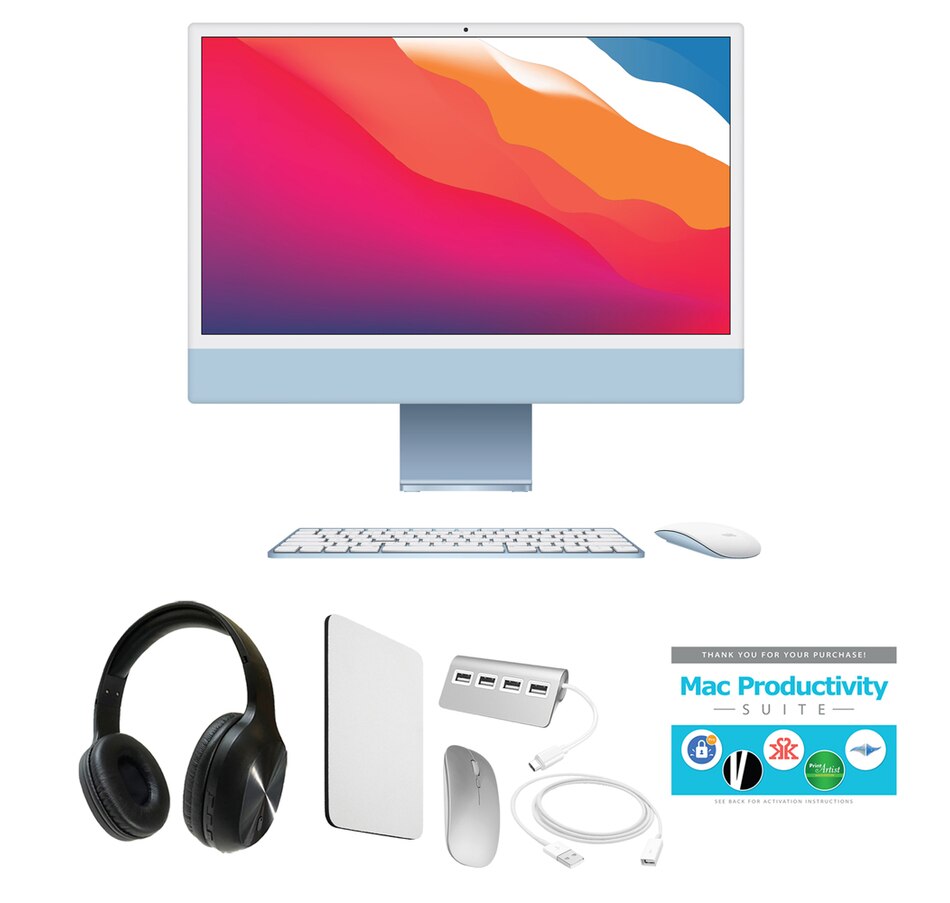 Image 703540_BBA.jpg, Product 703-540 / Price $2,700.00, iMac 24" M1 512GB 8-core GPU (2021) from Apple on TSC.ca's Electronics department