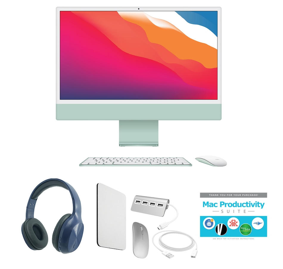 Image 703540_GBU.jpg, Product 703-540 / Price $2,700.00, iMac 24" M1 512GB 8-core GPU (2021) from Apple on TSC.ca's Electronics department