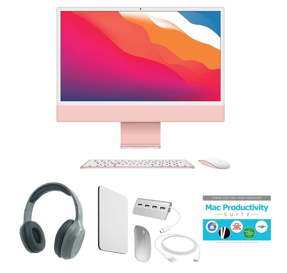 Image 703540_PNGY.jpg, Product 703-540 / Price $2,700.00, iMac 24" M1 512GB 8-core GPU (2021) from Apple on TSC.ca's Electronics department