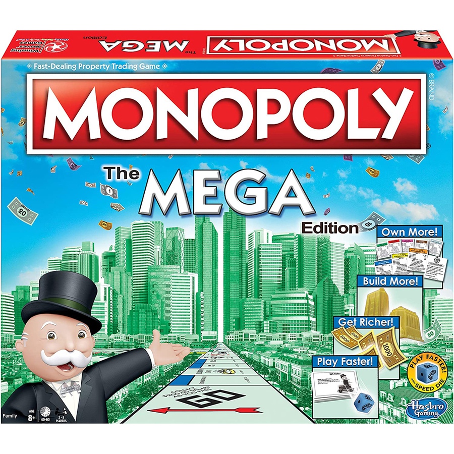 Image 703543.jpg, Product 703-543 / Price $62.99, Winning Moves Monopoly: The Mega Edition from Winning Moves on TSC.ca's Toys & Hobbies department