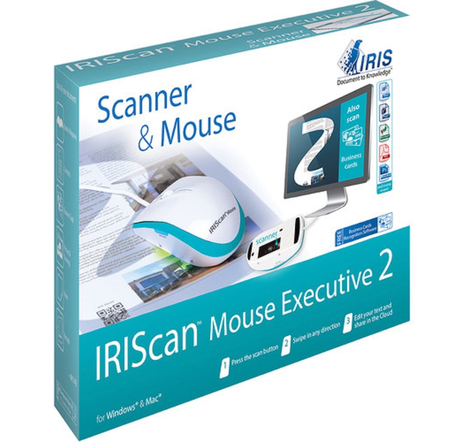 Image 703644_ALTMORE2.jpg, Product 703-644 / Price $129.99, IRIScan Mouse Executive 2 Portable Scanner on TSC.ca's Electronics department
