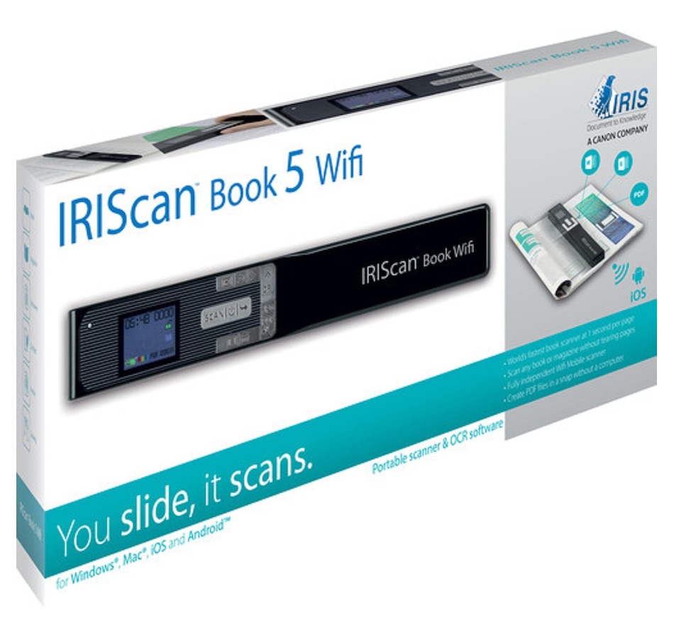 Image 703647_ALTMORE1.jpg, Product 703-647 / Price $246.99, IRIScan Book 5 Wi-Fi Portable Scanner (Black) on TSC.ca's Electronics department