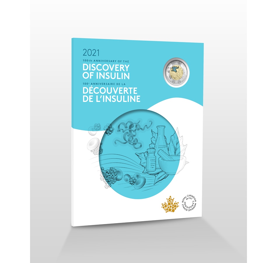 Image 703705.jpg, Product 703-705 / Price $24.95, 100th Anniversary of the Discovery of Insulin Numismatic Uncirculated Keepsake Set from Royal Canadian Mint (RCM) on TSC.ca's Coins department