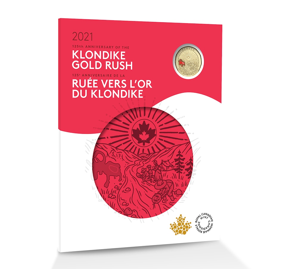 Image 703720_ALTMORE4.jpg, Product 703-720 / Price $24.94, Numismatic Uncirculated Keepsake Set - Seven Coins including Two Different $1 Commemorative Coins - 125th Anniversary of the Klondike Gold Rush from Royal Canadian Mint (RCM) on TSC.ca's Coins department