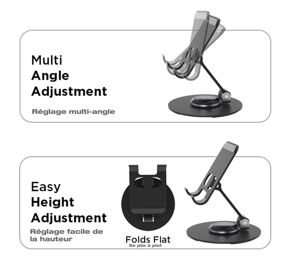 Image 703743_ALTMORE6.jpg, Product 703-743 / Price $69.99, Uncaged Ergonomics Swivel Laptop and Phone Stand Bundle from Uncaged Ergonomics on TSC.ca's Electronics department