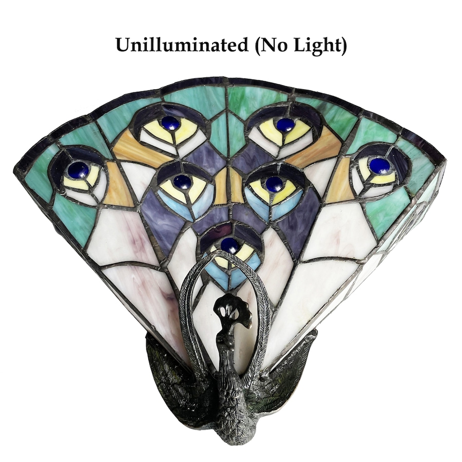 Image 703801_ALTMORE3.jpg, Product 703-801 / Price $235.00, Fine Art Lighting Tiffany Style 14" W Peacock Wall from Fine Art Lighting on TSC.ca's Home & Garden department