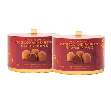 Walkers Raspberry Prosecco Truffles (140g- 2-pack)