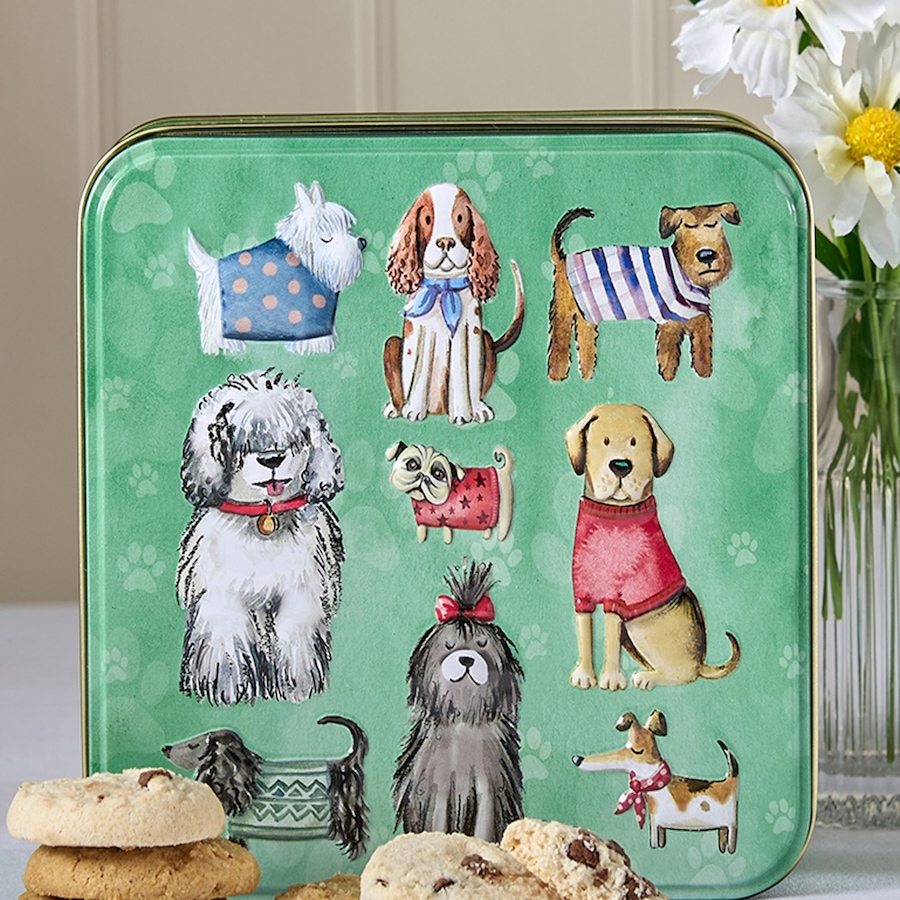 Image 703868_ALTMORE1.jpg, Product 703-868 / Price $22.99, Grandma Wild's Embossed Dog in Jumpers Tin (160 g) from Grandma Wild's on TSC.ca's Kitchen department