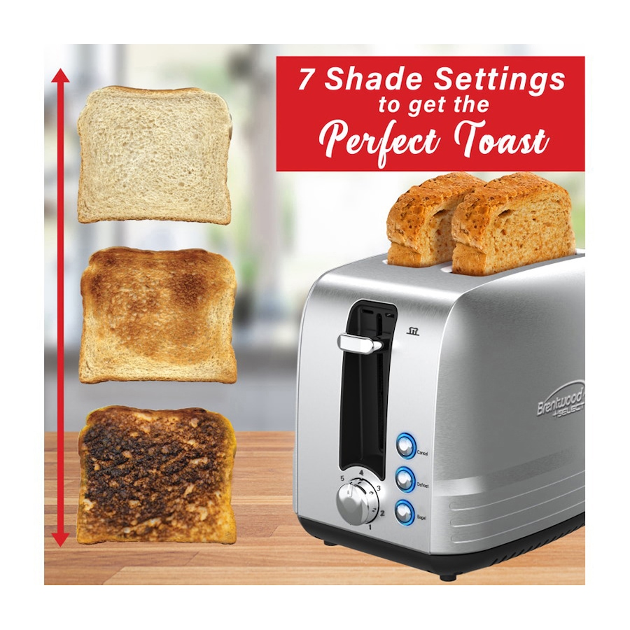 Image 703892_ALTMORE4.jpg, Product 703-892 / Price $49.99, Brentwood Stainless Steel 2-Slice Toaster from Brentwood Appliances on TSC.ca's Kitchen department