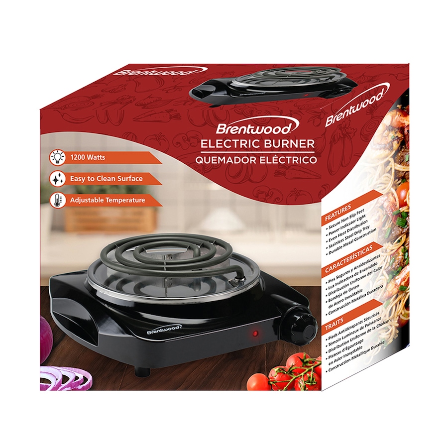 Image 703896_ALTMORE3.jpg, Product 703-896 / Price $39.99, Brentwood 1200W Single Electric Burner from Brentwood Appliances on TSC.ca's Kitchen department