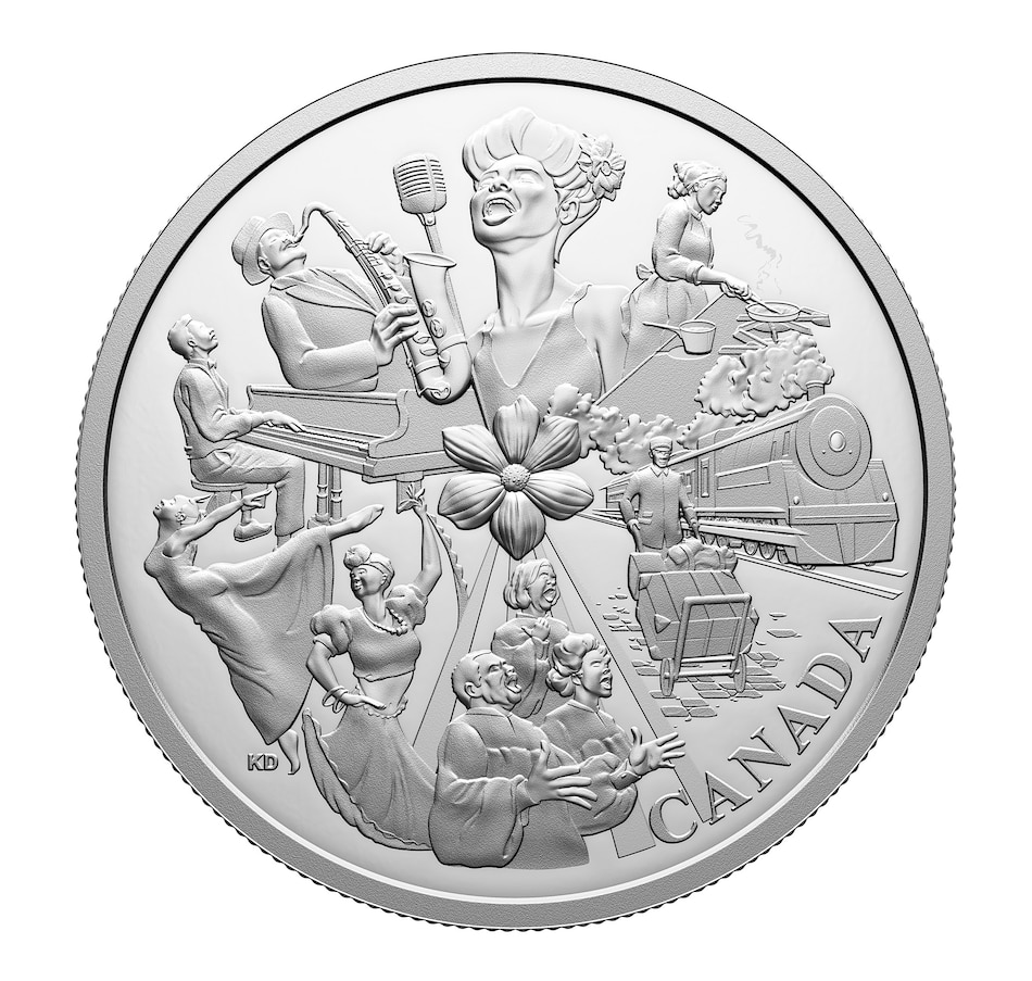 Image 703920.jpg, Product 703-920 / Price $119.95, 2025 $20 Fine Silver Coin Hogan's Alley - Commemorating Black History from Royal Canadian Mint (RCM) on TSC.ca's Coins department