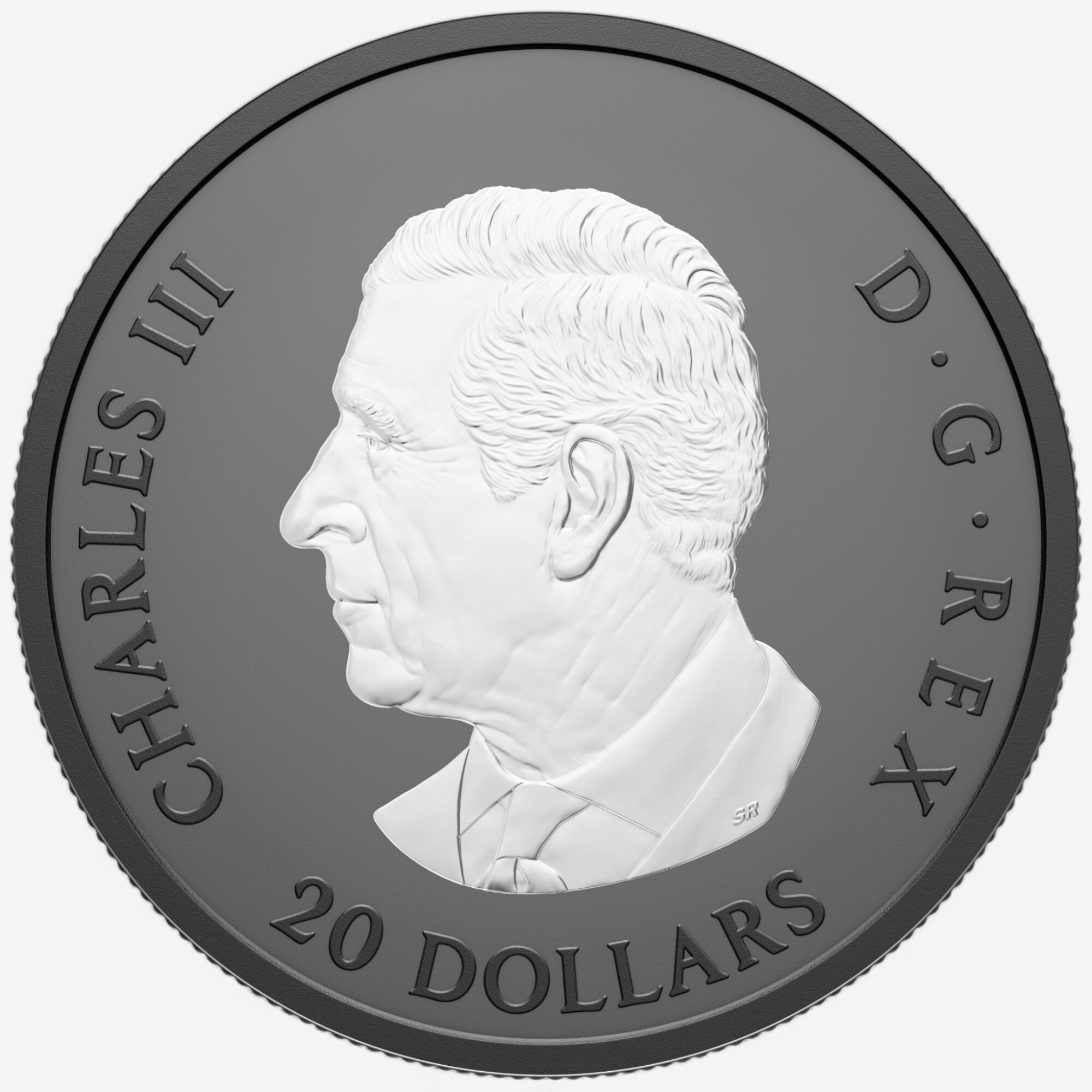 2025 $20 Elegant Maple Leaf Coin One Ounce Fine Silver with