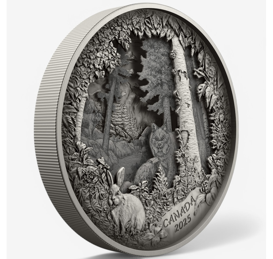 Image 703923_ALTMORE1.jpg, Product 703-923 / Price $3,299.99, 2025 $175 Predator or Prey Shadow Box Plus Three Exclusive Bonus Coins from Royal Canadian Mint (RCM) on TSC.ca's Coins department