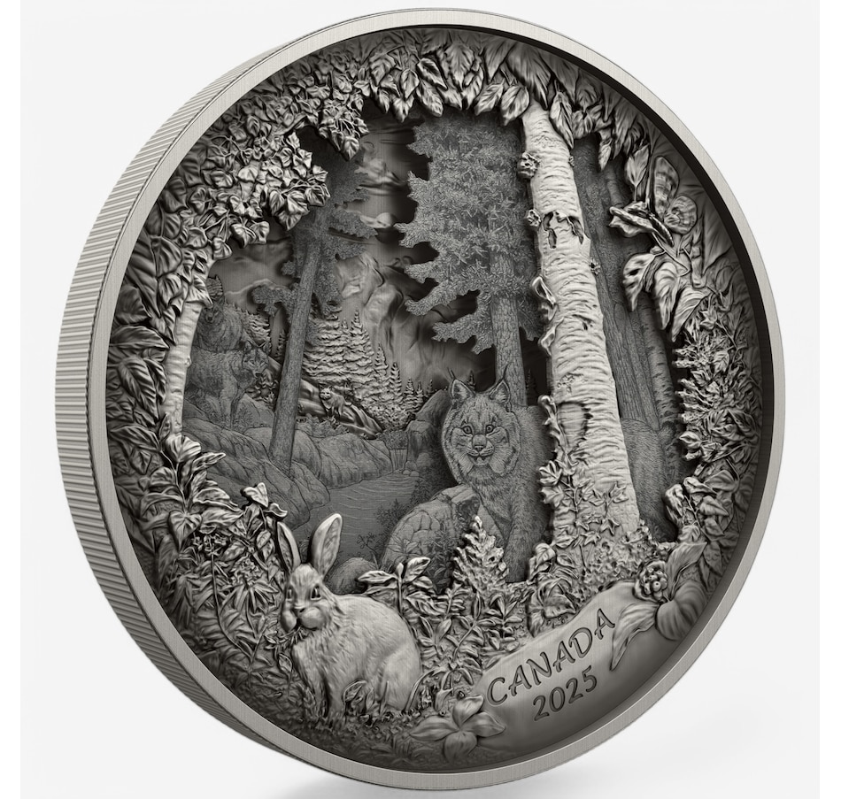 Image 703923_ALTMORE2.jpg, Product 703-923 / Price $3,299.99, 2025 $175 Predator or Prey Shadow Box Plus Three Exclusive Bonus Coins from Royal Canadian Mint (RCM) on TSC.ca's Coins department