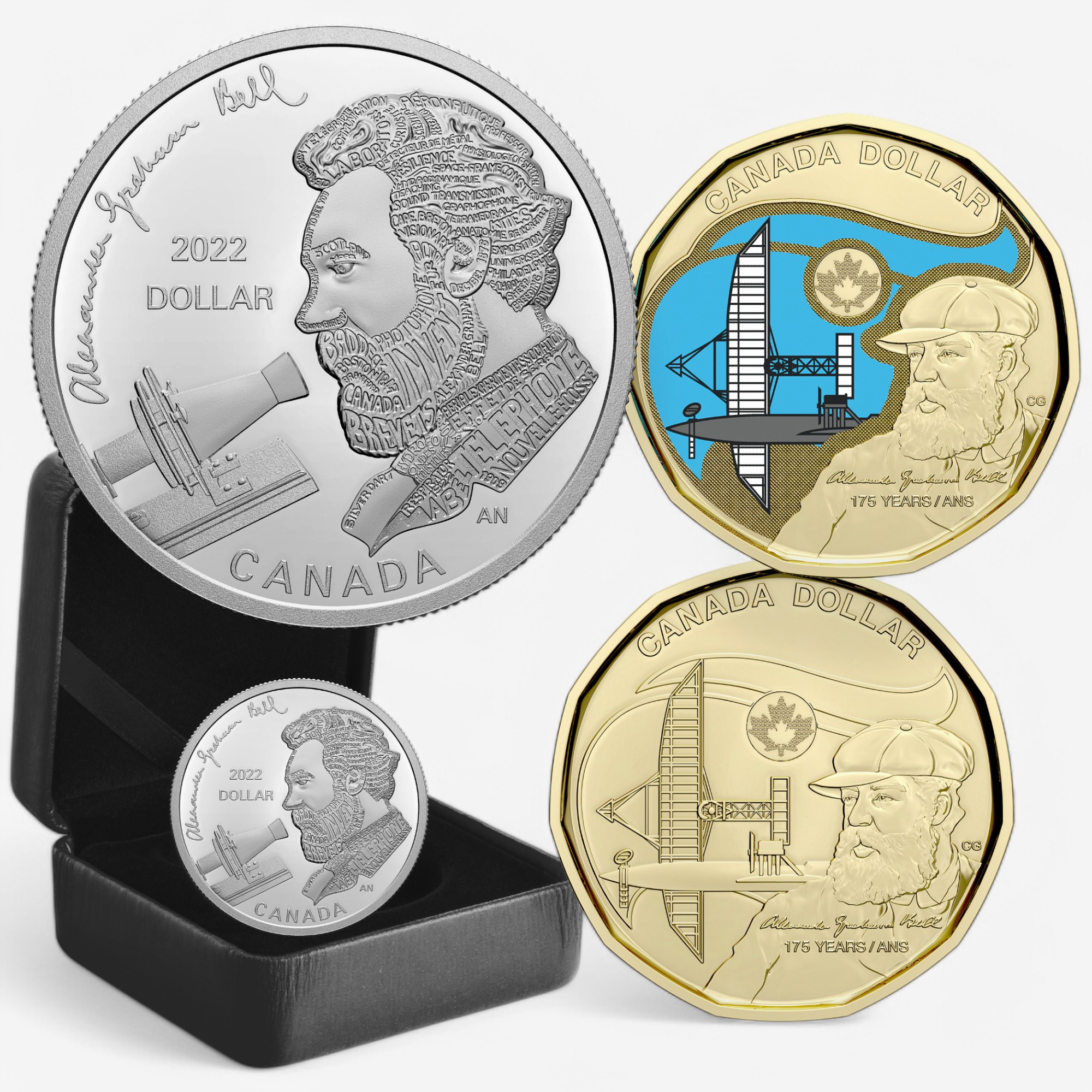 2022 Proof Silver Dollar Alexander Graham Bell plus Exclusive