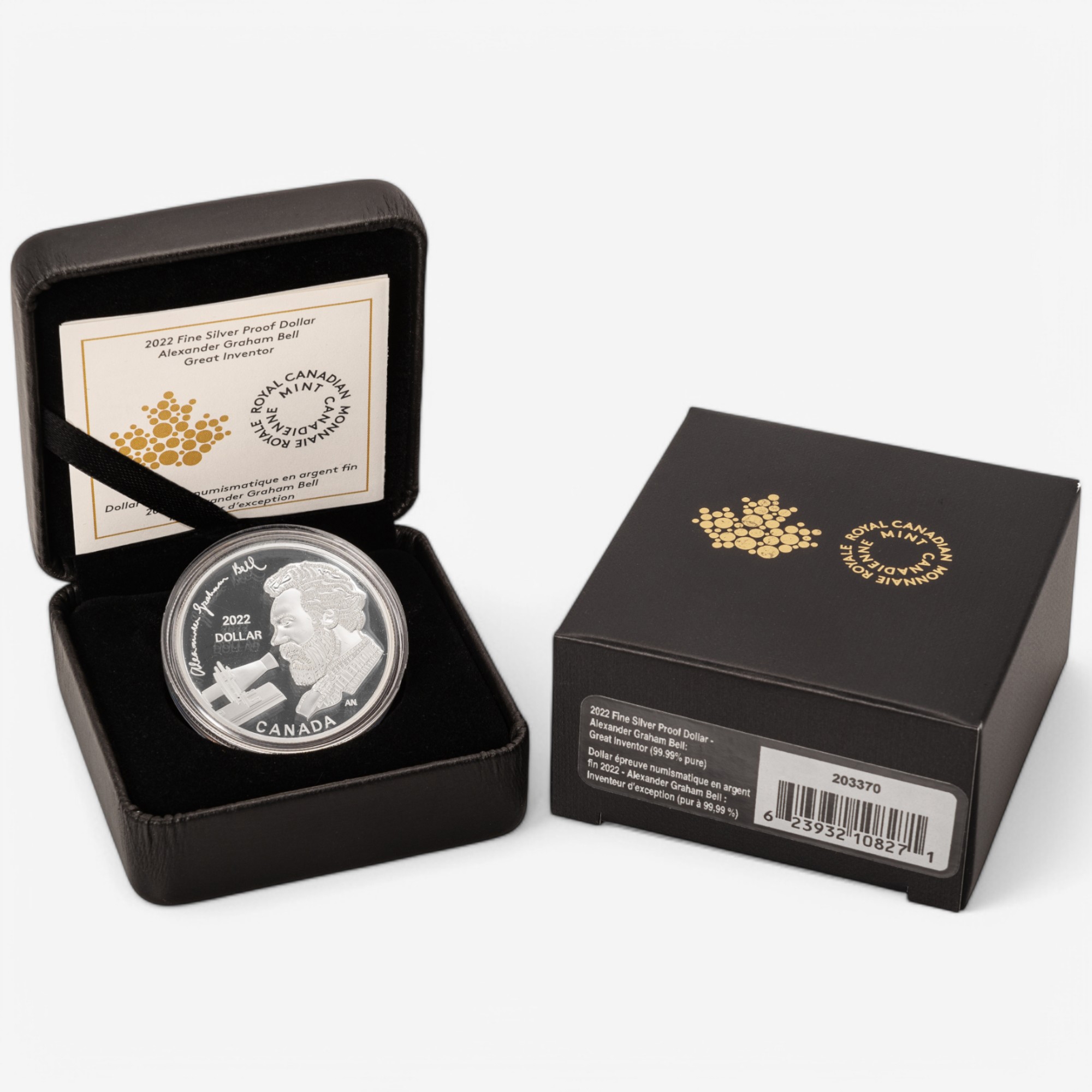 2022 Proof Silver Dollar Alexander Graham Bell plus Exclusive