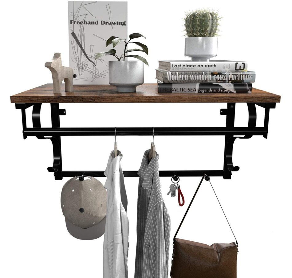 Floating Jacket Rack Boutique Home Floating Wall-Mounted Coat Rack - TSC.ca