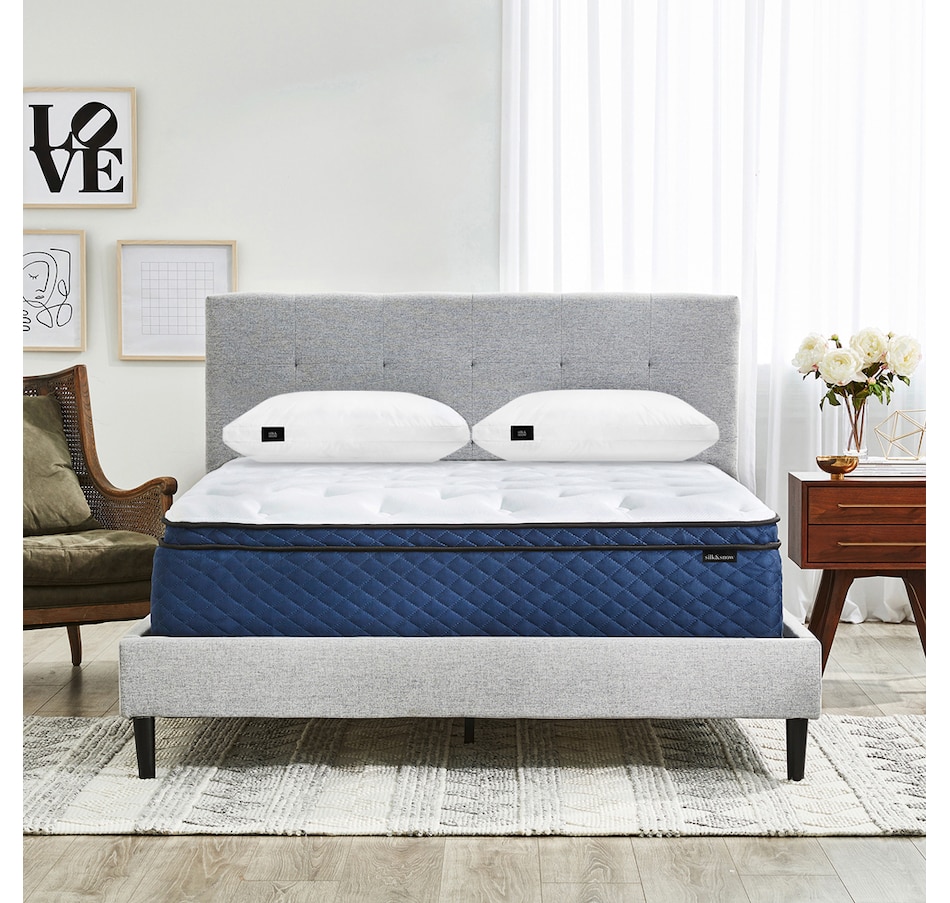 Image 704103.jpg, Product 704-103 / Price $730.00 - $1,045.00, Silk & Snow Hybrid Mattress With Bonus Pillow from Silk & Snow on TSC.ca's Home & Garden department