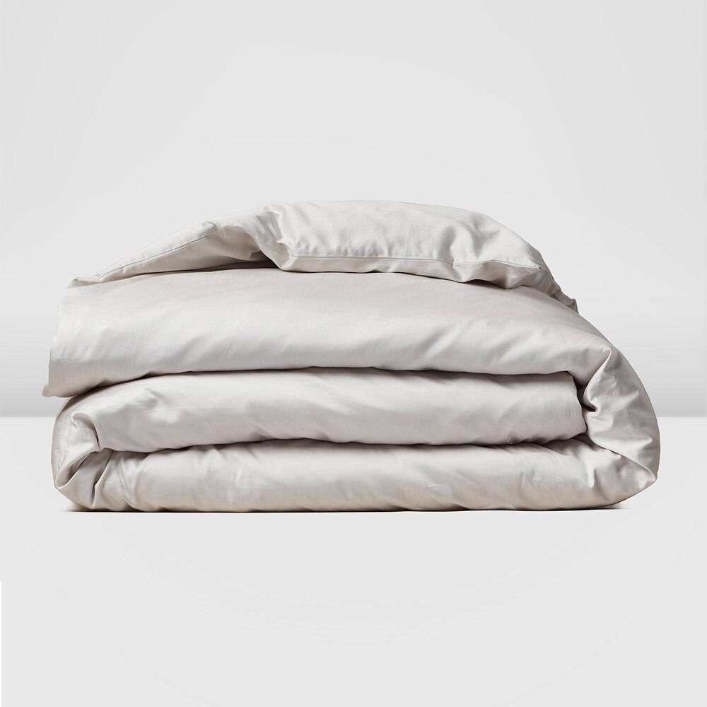 silk and snow duvet cover