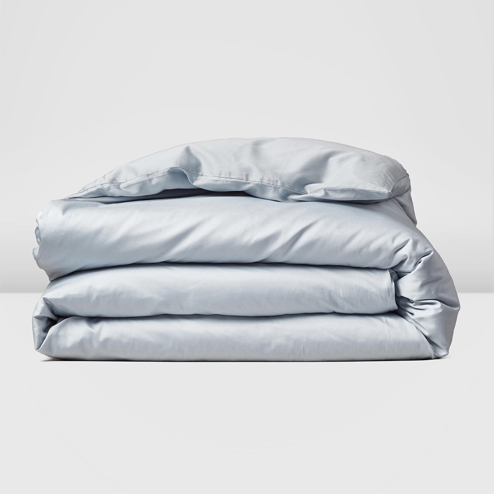 silk and snow duvet cover