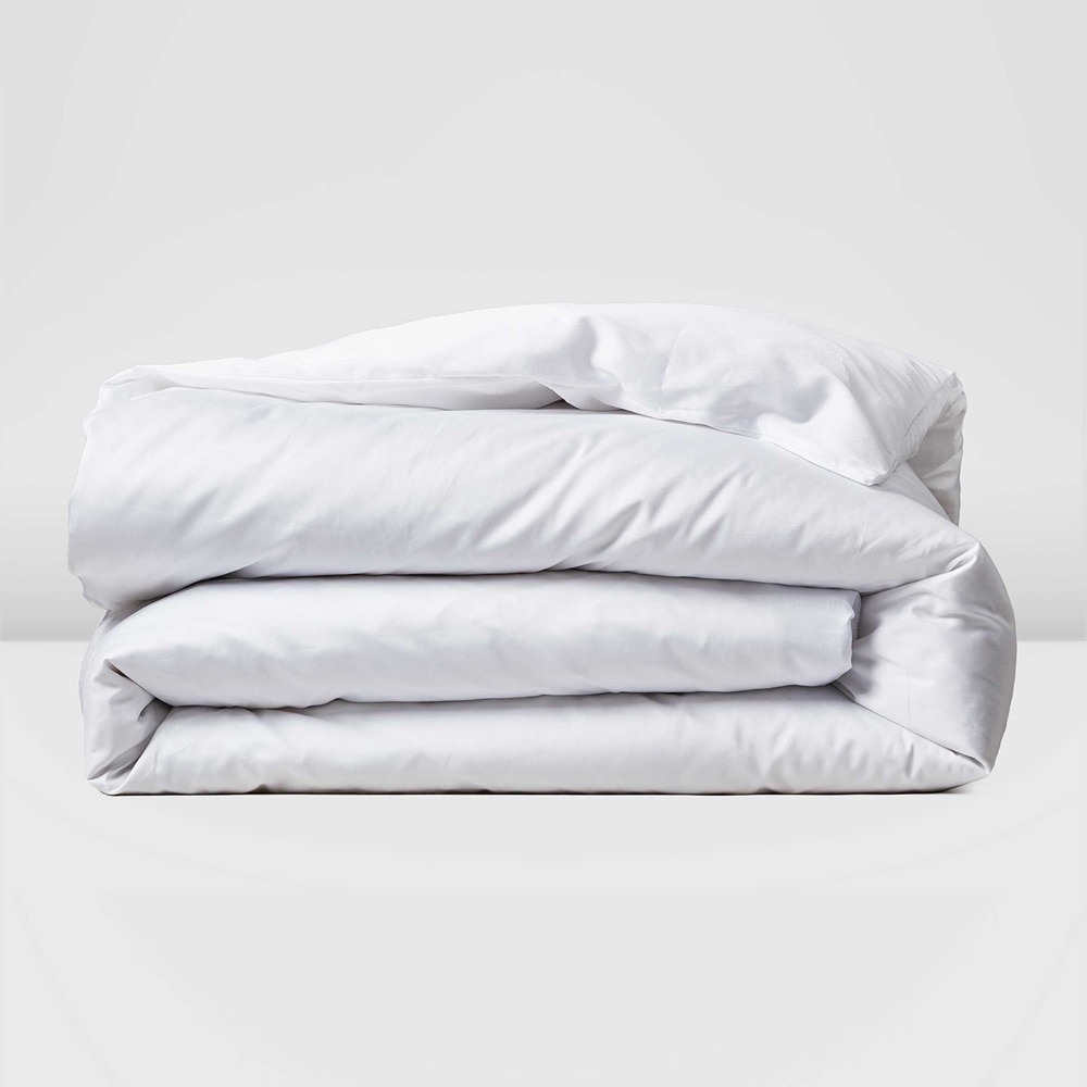 silk and snow duvet cover