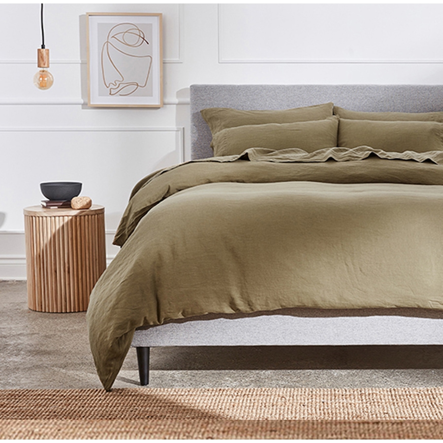 Image 704119_ALTMORE1.jpg, Product 704-119 / Price $189.00 - $226.00, Silk & Snow Flax Linen Fitted Sheet & Pillowcase Set from Silk & Snow on TSC.ca's Home & Garden department