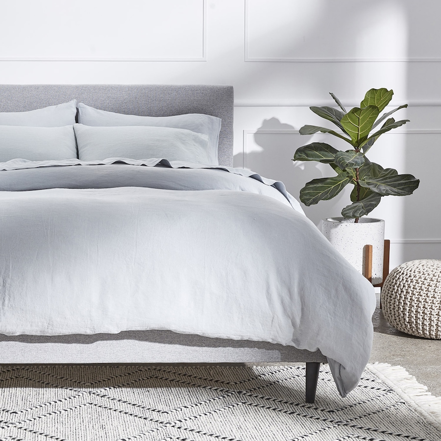 Image 704119_ALTMORE12.jpg, Product 704-119 / Price $189.00 - $226.00, Silk & Snow Flax Linen Fitted Sheet & Pillowcase Set from Silk & Snow on TSC.ca's Home & Garden department