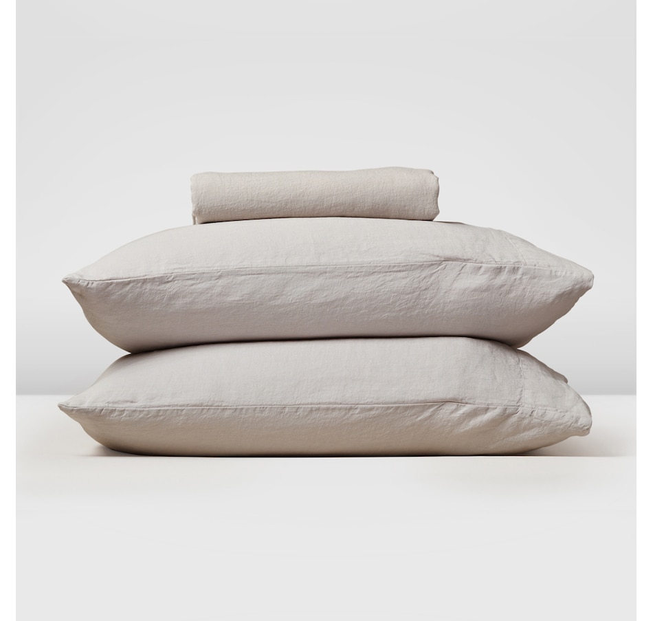 Flax Linen Bed Sheets - Silk & Snow